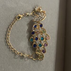 Peacock bracelet